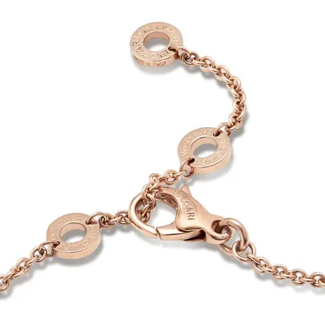 BVLGARI B-zero Rose Gold And Ceramic Pendant Model Number 358050