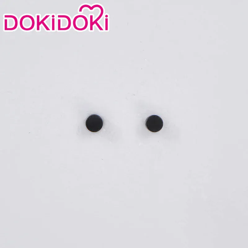 Dokidoki Mange Anime Cosplay  Wig Men Halloween Short Dark Blue /Earring