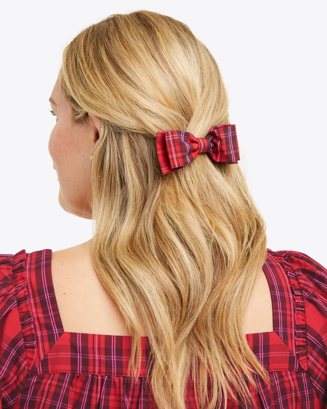 Elle Plaid Hair Clip