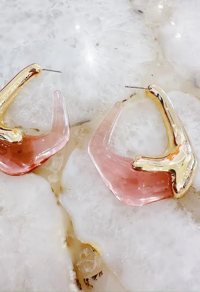 Gum Drop Hoops-Blush