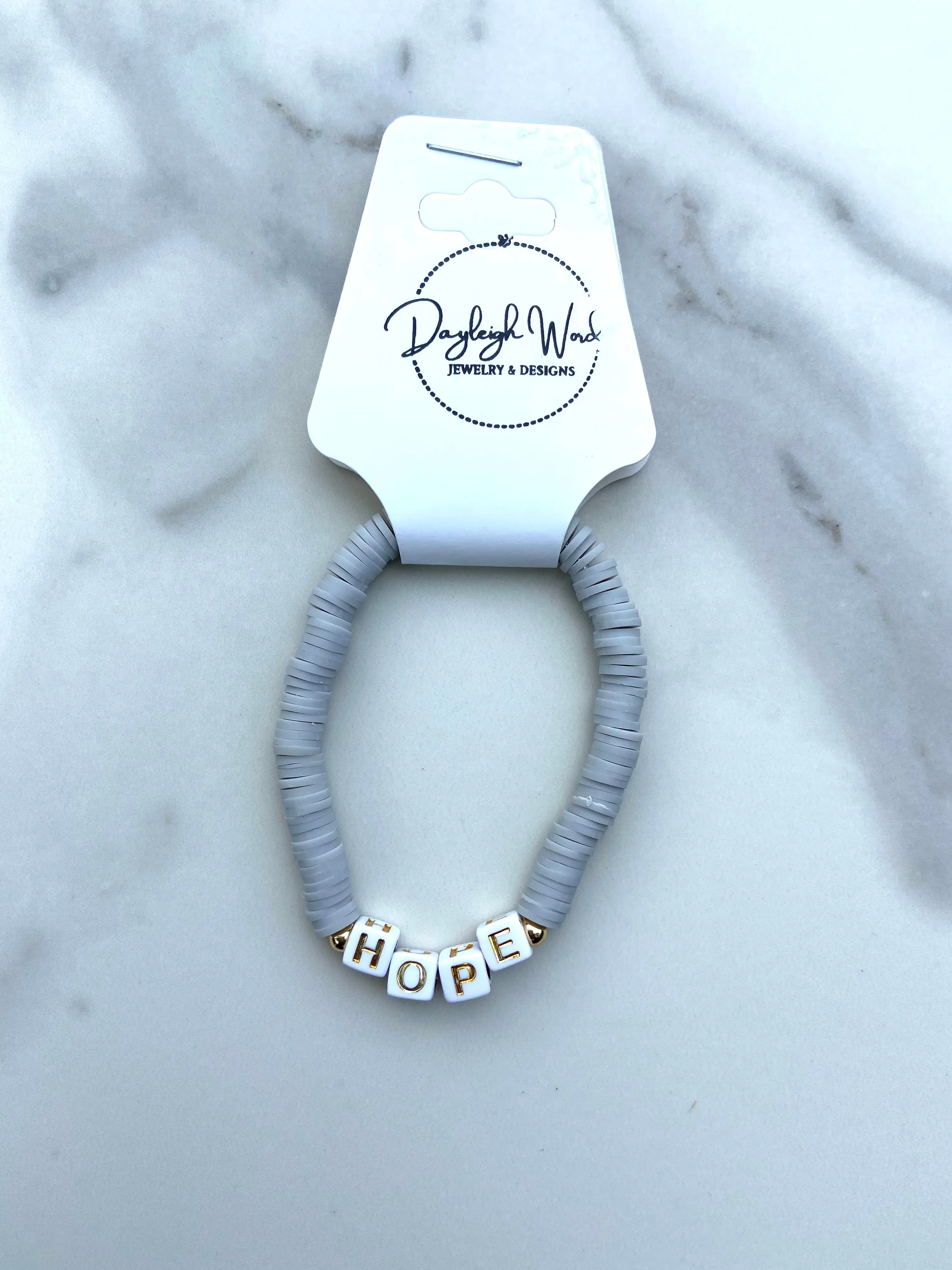 'HOPE' Word Bracelet