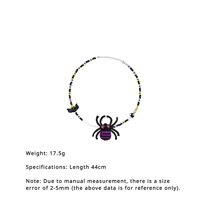 LB Hand-Crocheted 'Spider' Pearl Necklace LOJL44