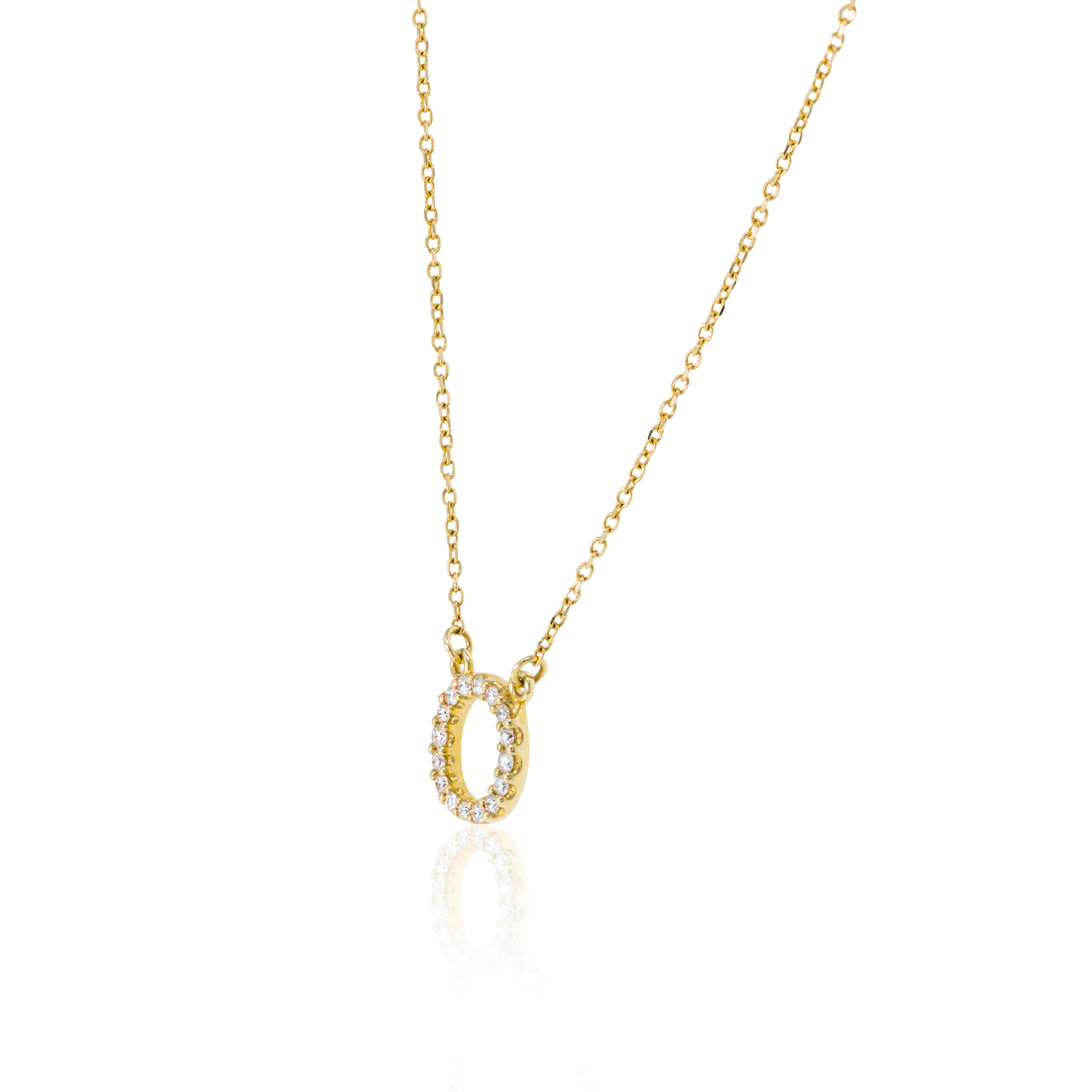O, initial or Eternity pendant.