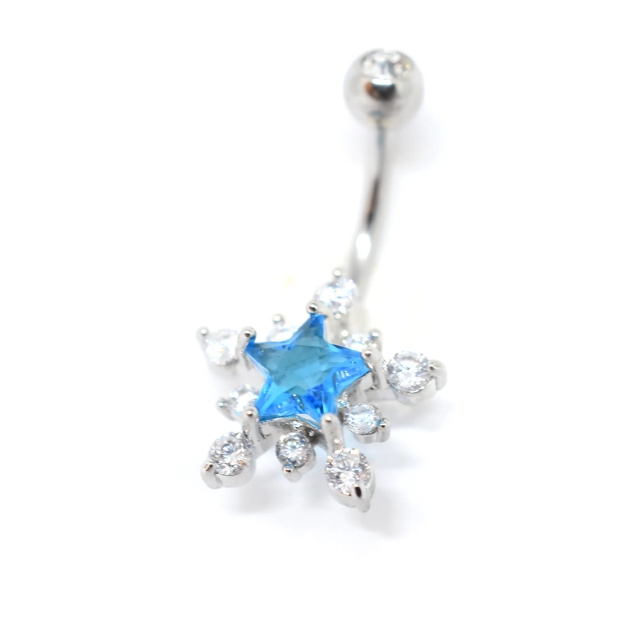 Snowflake Belly Ring